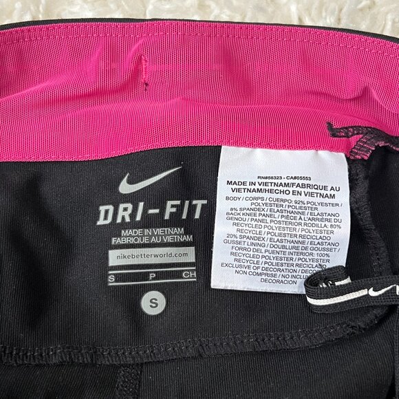 Nike Women's Capri Running Dri Fit Leggings (Size S) - Picture 3 of 7